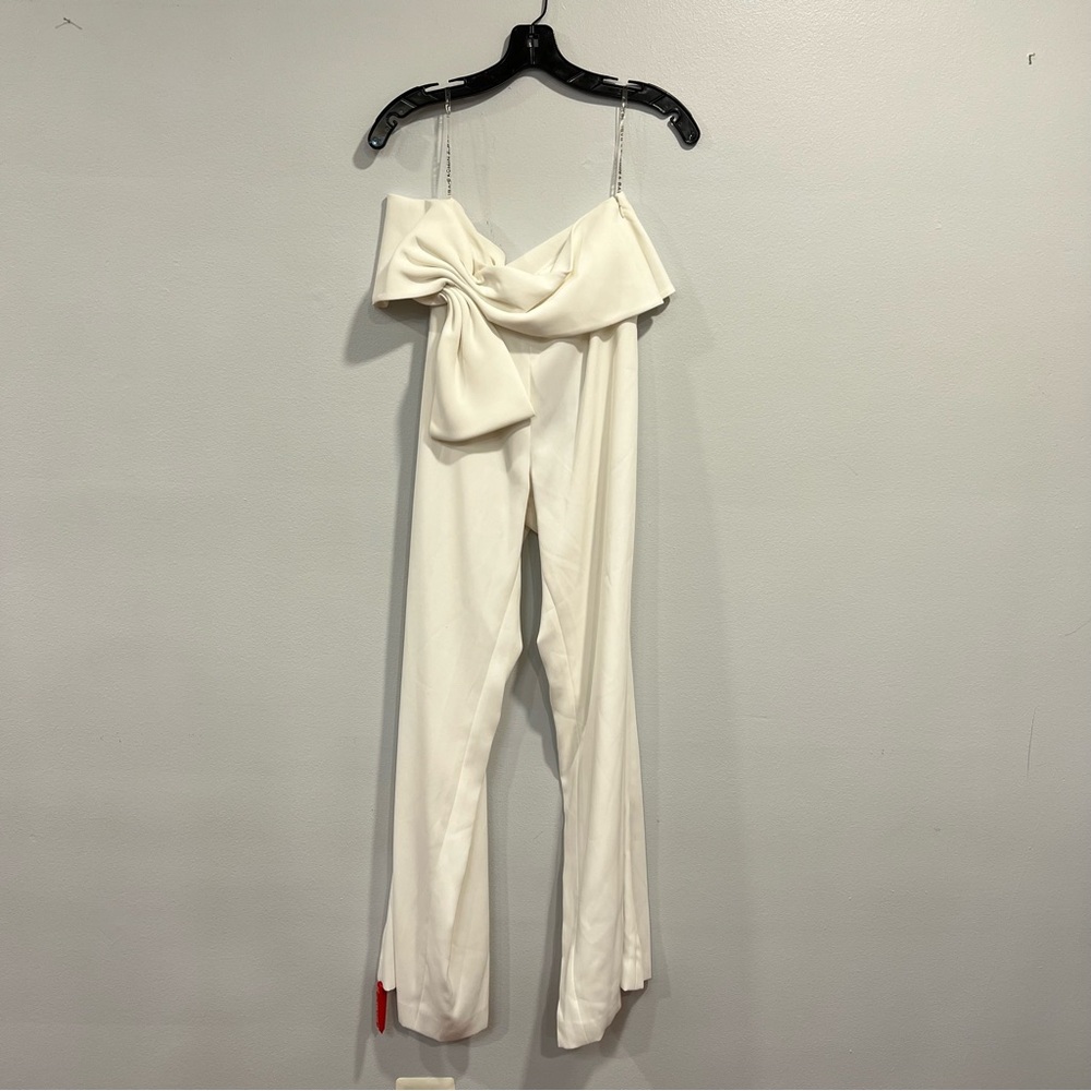 Sachin & Babi Ivory Whitley Flare Leg With Waist Large Bow Detail Pants -Reemoly - Picture 10 of 16